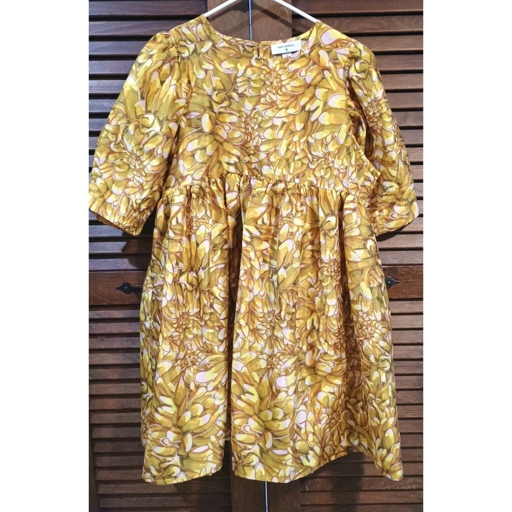 Kika‎ Vargas | Target Mum Floral Puff Sleeve Mini Babydoll Dress Size Medium